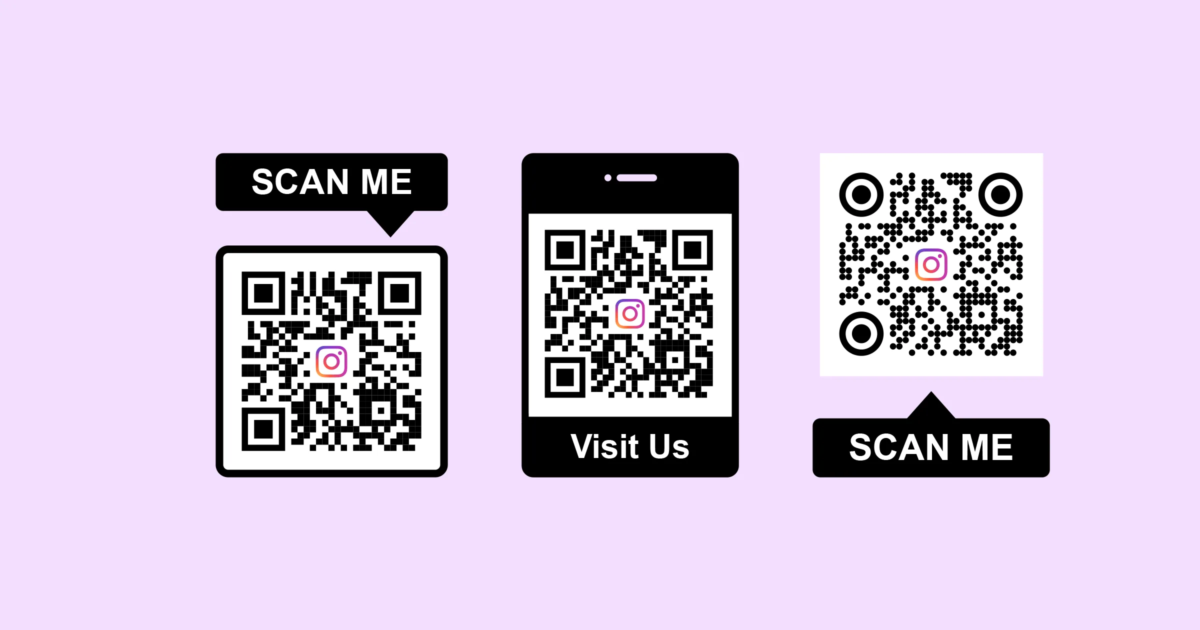 QR Code generator frames