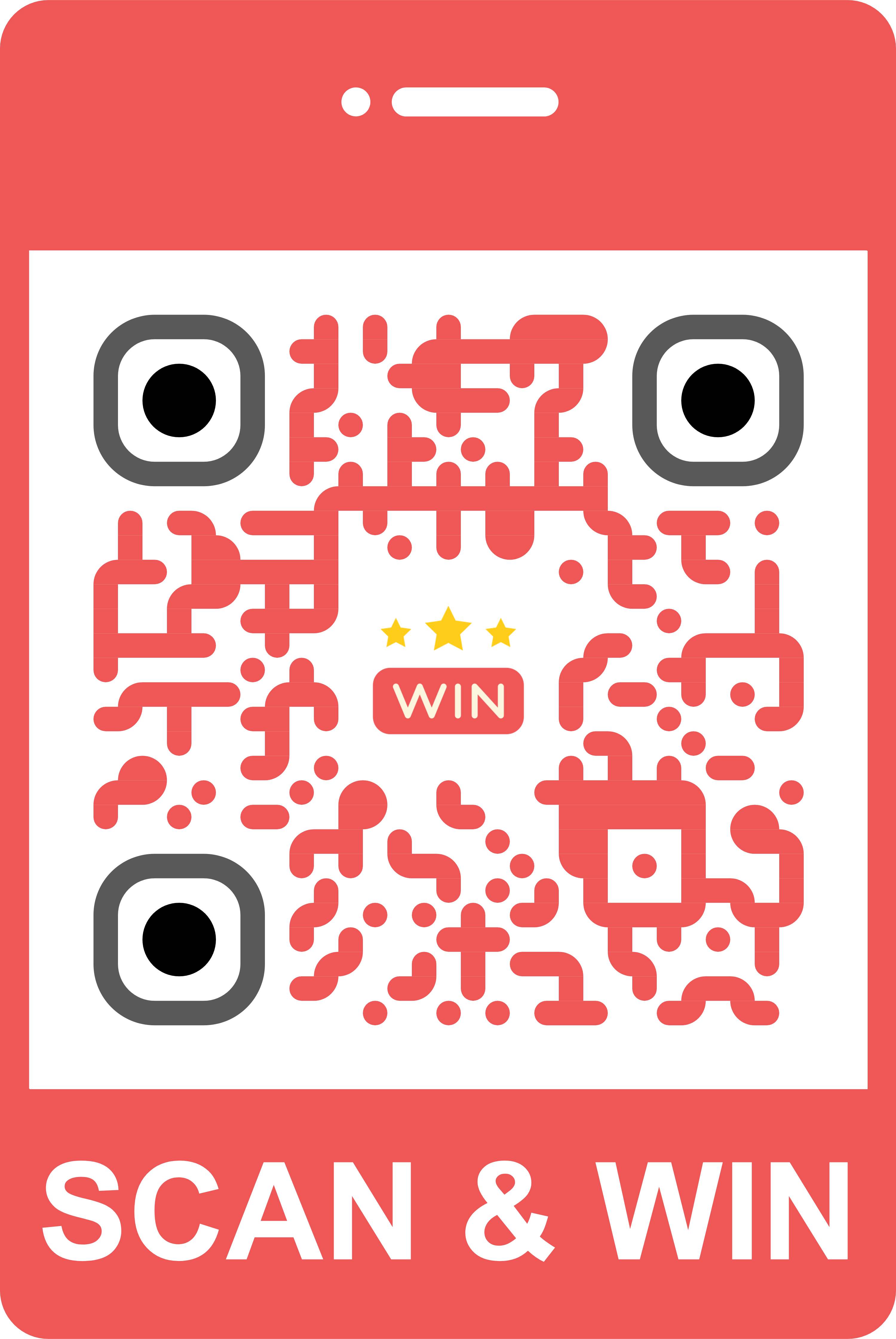 QR Code that says "Scan To Win" which is a quick link to a Small Business Contest